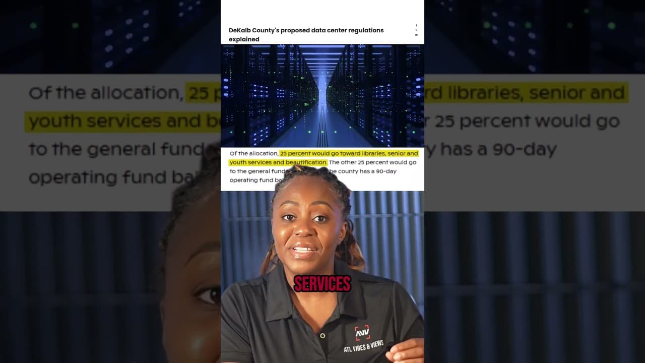 DeKalb Countyโs Data Center Debate and Where the Money Could Go